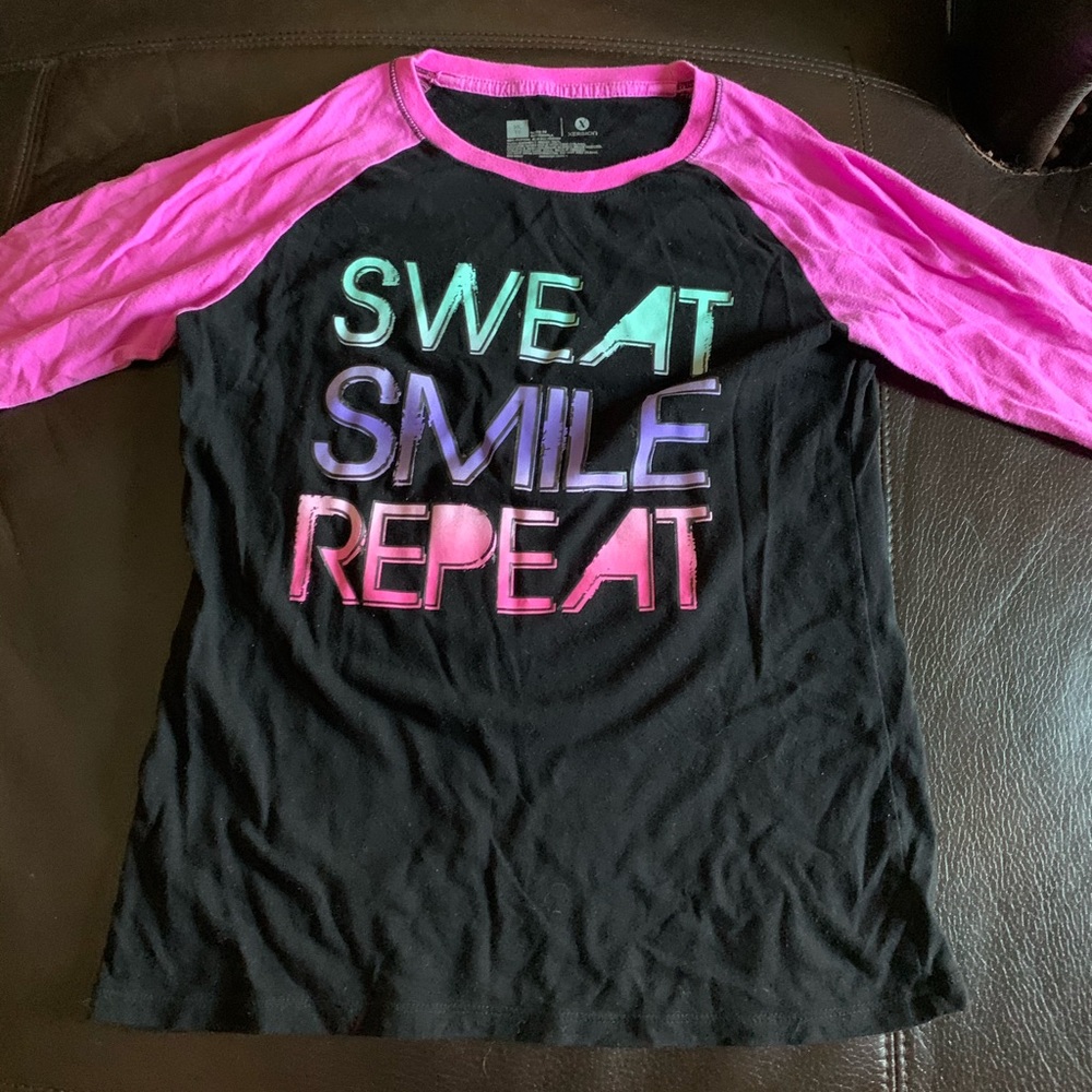 Black and pink girls shirt